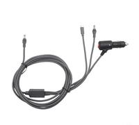 Câble d'alimentation CC 3 en 1 robuste pour Starlink, rallonge 100 W 16 AWG avec USB-C et CC, alimentation stable pour antenne parabolique, PVC et cuivre (3 mètres)