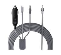 Câble D'Alimentation CC 3 en 1 Starlink , 100 W + Prise Allume-Cigare USB C 12-24 V et Câble D'Alimentation CC Mâle Plug And