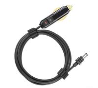 Câble d'alimentation CC pour Mini - Entrée directe 12 V avec options de 2 m/300 cm/5 m/10 m, gris, compatible avec Mini pour une utilisation en véhicule (2 mètres)