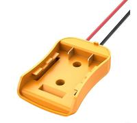 Câble d'alimentation CC pour Starlink, 1 m compatible avec batterie, cordon de charge portable en ABS pour une utilisation en extérieur et en voyage, orange (12 AWG - Lot unique)