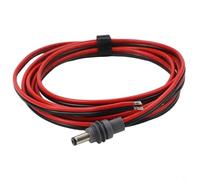 Câble d'alimentation CC rouge et noir 14 AWG - Fil parallèle pour Starlink - Haute conductivité - Isolation robuste - Design flexible à extrémité unique - 1 m et 2 m - Options pour applications