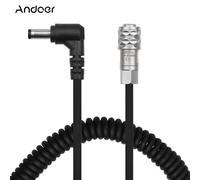 Câble d'alimentation CC verrouillable pour caméscope Andoer Blackmagic Pocket Cinema Camera 4K (BMPCC