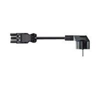 - Câble d'alimentation - CEE 7/4 (M) pour GST18i3 (F) - 1.5 m - connecteur coudé - noir