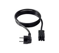 - Câble d'alimentation - CEE 7/4 (M) pour GST18i3 (F) - 3 m - connecteur coudé - noir