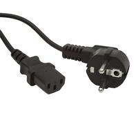 Lanberg Câble d'alimentation CA-C13C-11CC-0030-BK Schuko CEE 7/7 vers IEC 320 C13 3 m