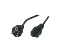 Câble d'alimentation CEE7 IEC C19-POSAC-C19-EUL15 noir 1,5