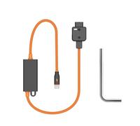 Câble d'alimentation CHEOTIME DTAP vers USB C, Charge Rapide PD 65 W, Port D-Tap Rotatif à 180 °, câble d'alimentation tressé pour Batterie à Monture en V, Appareil Photo,