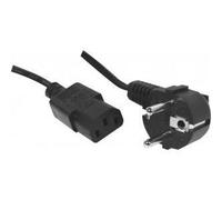 - Câble d'alimentation - 2 pôles (M) pour 2 pôles (F) - 2.5 m - noir - Europe
