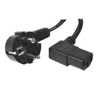 Dexlan Cordon d'alimentation PC CEE7/C13 coudé noir 1,8 m