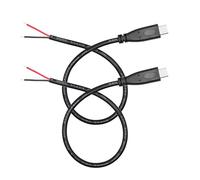 Câble d'alimentation court USB C vers 2 broches Bare Wire Open End Power Cable 10", 20AWG 5V USB Type C mâle 2 broches Pigtail câble, pour appareils USB de type C installés ou de remplacement
