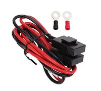 Câble d'alimentation DC en Forme de T 33,5 Pouces de Remplacement pour FT-450 FT TS-480 IC-7000 IC7600, Cordon d'alimentation pour Autoradio 85 Cm/33,5 Pouces de Long