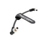 Câble D'Alimentation Dc Mâle À Angle Droit Dc 5.5 2.1 Pour Appareils Vidéo Atomos Pix-E7 Pix-E5 7 Écran Tactile Hollyland Mars 400S 15 Cm