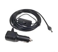 Câble d'alimentation de charge de voiture 5 m avec voltmètre numérique pour Starlink Mini prend en charge les véhicules 12 V et 24 V, y compris les voitures, camions et camping-cars