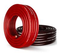 Câble d'alimentation/de terre CCA ignifuge pour ampli de voiture, camping-car et audio marin, flexible avec isolation durable pour un routage facile, également idéal pour les systèmes solaires et de