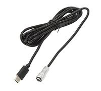 Câble d'alimentation de Type C à 2 Broches pour BMPCC 4K 6K, Cordon d'alimentation USB C à Charge Rapide PD pour Blackmagic Pocket Cinema Camera 4K 6K