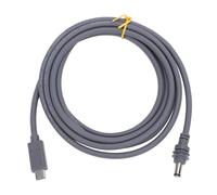 Câble d'alimentation de Type C vers CC, résistant à l'eau, 20 V, 5 A, avec Prise Jack cylindrique et Puce PD Intelligente, pour Ordinateur Portable, Bande Lumineuse LED, boîtier