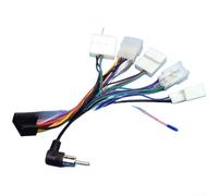 Câble d'alimentation de voiture 12 V + adaptateur d'antenne avec connecteur électrique 16 broches pour systèmes de navigation radio Toyota ABS construction