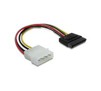 Câble d'alimentation DeLOCK 60100 SATA HDD vers connecteur 4pin mâle - droit, longueur 0.12m, Code SH 84733080