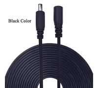 Câble D'Alimentation D'Extension Dc 12V,0.5M 1M 2M 3M 5M 10M,Fil Électrique Blanc Noir,Cordon D'Extension D'Alimentation Pour Lumière Led,Routeur De Caméra De Vidéosurveillance.Black 0.5M.