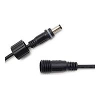 Câble D'Alimentation D'Extension Mâle Femelle,Étanche Ip67 Ip68,Dc 12V,2.1Mmx5.5Mm,0.5M,1M,2M,3M,5M,10M,Pour Caméra Led Extérieure.Black 0.5M.