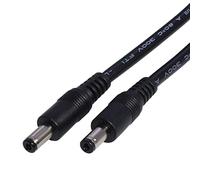 Câble d'alimentation double extrémité mâle de 5,5 x 2,1 mm mâle à 5,5 x 2,1 mm mâle CCTV adaptateur câble connecteur câble pour routeurs