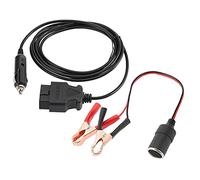 Câble d'alimentation d'urgence, OBDII Véhicule ECU Câble d'alimentation d'urgence 12 V Économiseur de Mémoire avec Clip