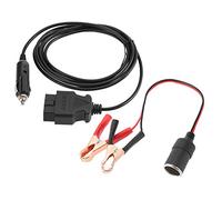 Câble d'alimentation d'urgence, OBDII Véhicule ECU Câble d'alimentation d'urgence 12 V Économiseur de Mémoire avec Clip