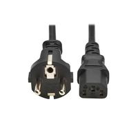 Câble d'alimentation Eaton P054-03M-EU 3m CEE7/7 vers IEC C13 H05VV-F 250V 10A Noir, certifications CE/REACH/RoHS/UKCA, diamètre 7mm