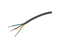 Câble d'alimentation électrique H05VV-F 3G1,5mm² gris - 25m - Zenitech