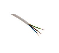 Zenitech Câble d'alimentation électrique H05VV-F 3G1mm² Blanc - 10m