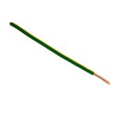 Câble d'alimentation électrique H07V-R 6mm² jaune et vert - 5m - Zenitech