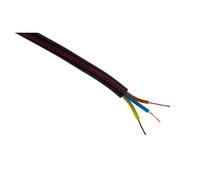 Câble d'alimentation électrique U-1000 R2V 3G1,5mm² noir - 50m - Zenitech