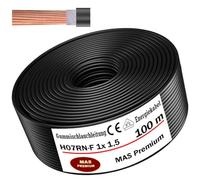Câble d'alimentation en caoutchouc H07RN-F 1 x 1,5 mm² - Flexible - Pour appareils lourds - De 5 à 100 m - 100 m