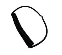 Câble d'alimentation en spirale télescopique 2 conducteurs 15 AWG | Cordon à ressort rétractable multiconducteur 1,5 mm², extension extensible de 1 à 8 m (3 mètres)