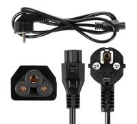 Câble d'alimentation en trèfle Maclean, 3 Broches, Prise EU, 1.5m, MCTV-857