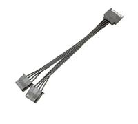 Câble d'alimentation en Y Molex IDE 15 broches mâle vers double 4 0,2 M | For disque dur PC(2 X 4pin)