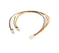 StarTech.com Câble d'alimentation en Y pour ventilateur Molex de 30 cm - Câble répartiteur 1x TX3 (F) vers 2x TX3 (M) - Neuf
