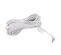 Câble d'alimentation et adaptateur pour Ring Spotlight Cam Plus Pro et Pro - Cordon de charge en TPE résistant aux intempéries - 7,6 m - Longueur : 10 m - Avec matériaux ignifuges - Court-circuit