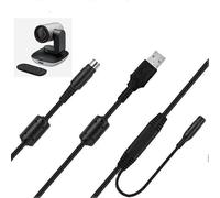 Câble d'alimentation et de données pour caméra Logitech CC2900e/3500e/2900ep/3000e/PTZ Pro