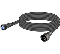 Câble d'alimentation étanche, câble d'extension d'alimentation de connecteur étanche à 3 Broches, Cordon d'alimentation extérieur de lumière IP65 de 1 m 2.5mm2 pour la Sortie du connecteur Powercon