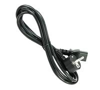 Câble d'alimentation EU 220v 1m, Cordon 2 Broches pour Cuiseur | PVC et Cuivre, Résistance au Feu, Structure Compacte, Usage Maison et Bureau, Noir, 220-240v