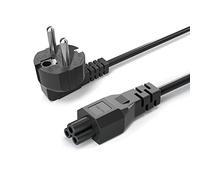 Câble d'alimentation euro pour ordinateur portable - 1,5 m - 3 broches - Mickey Mouse - Avec fiche Schuko - Pour IBM, Acer, HP, Asus Lenovo, Samsung, Toshiba, Sony
