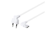 Câble d'alimentation Ewent Ec1918 2 broches Cee 7/16 90 1,8M blanc