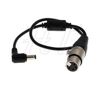 Câble d'alimentation femelle XLR 4 broches CC 5,5 x 2,5 mm pour appareil photo Blackmagic Design Studio