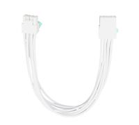 Câble d'alimentation flexible 8 broches 6 + 2 broches avec cordon en nylon renforcé pour boîtier d'ordinateur et flux d'air optimisé 30 cm Cordon d'extension d'alimentation CPU