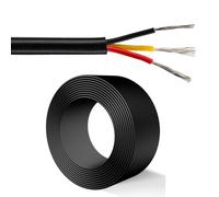 Câble D'alimentation Flexible De Calibre 26/4, 97 M, Gaine En PVC Résistant Aux Hautes Températures, Conducteur Cuivre Étamé, for Automobile Et Faisceau Câbles Électriques(18AWG-3C)