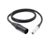 Câble d'alimentation flexible XLR mâle 4 broches pour appareil photo Canon C300 Mark II C200 10ft