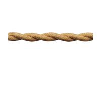 Câble d'alimentation for suspension de 1 mètre, 2 fils couleur, 0,75 mm, câble flexible torsadé vintage, fil électrique tressé textile(T05)