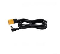 Câble d'alimentation FPV pour XT60 mâle vers DC 5,5 mm 1,2 m avec connecteur 90° pour casques DJI Skyzone - Cordon de données noir pour camping et voyage