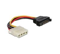Câble d'alimentation - GEMBIRD - CC-SATA-PS-M - SATA (male) à Molex (female) - 0.15 m - Noir